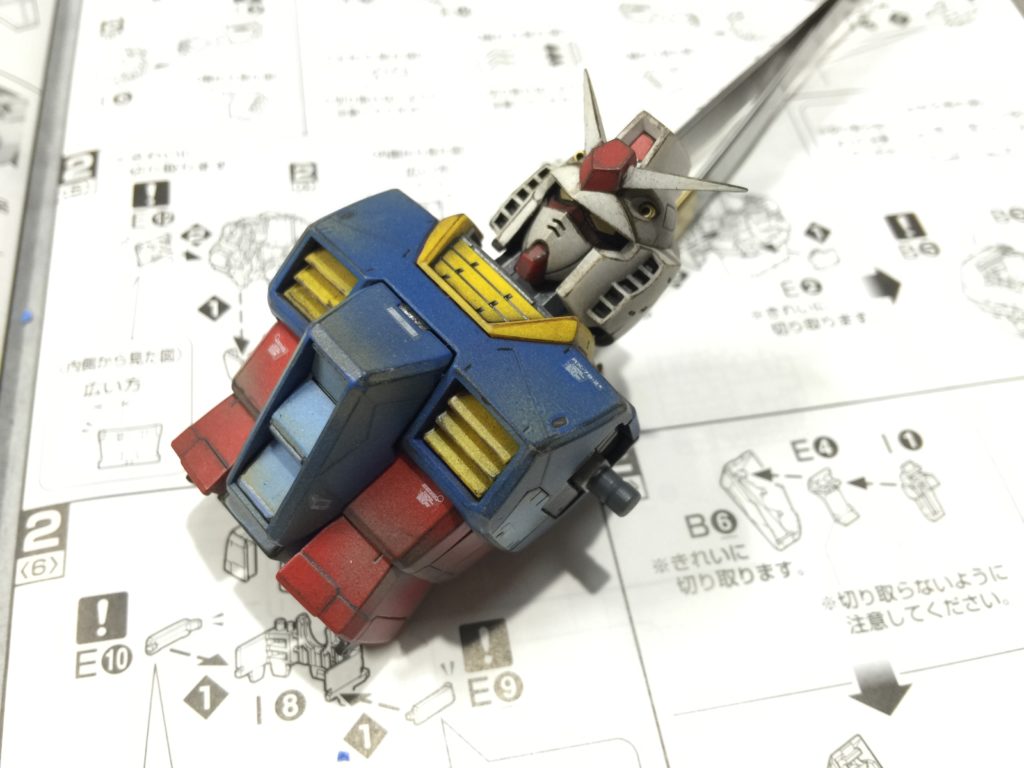 RX-78-2 ガンダム Ver.3.0 MG 1/100 制作過程 – Zang Dang ichi 残弾1