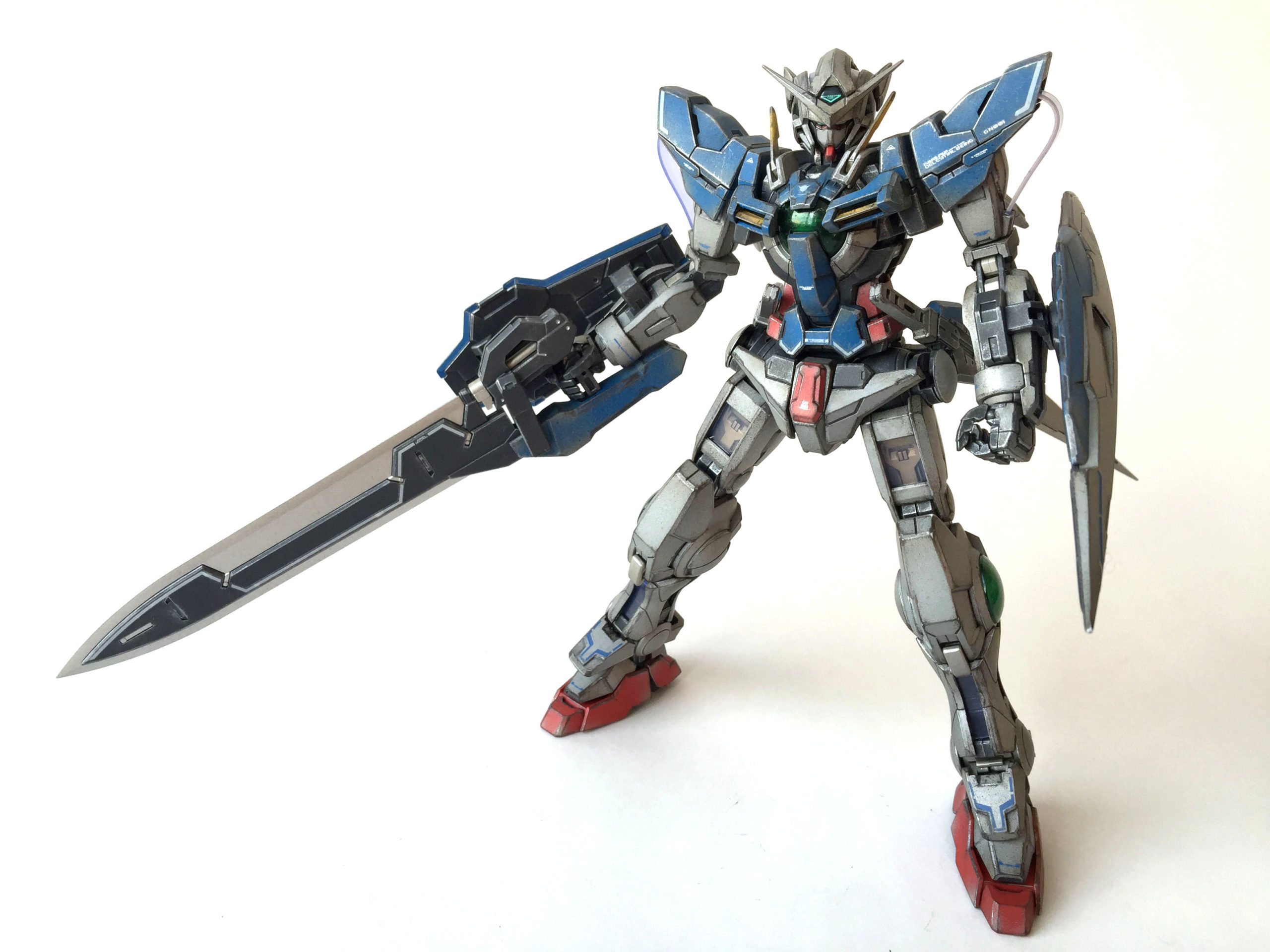 GN-001 GUNDAM EXIA ガンダム エクシア MG1/100 完成 – Zang Dang ichi
