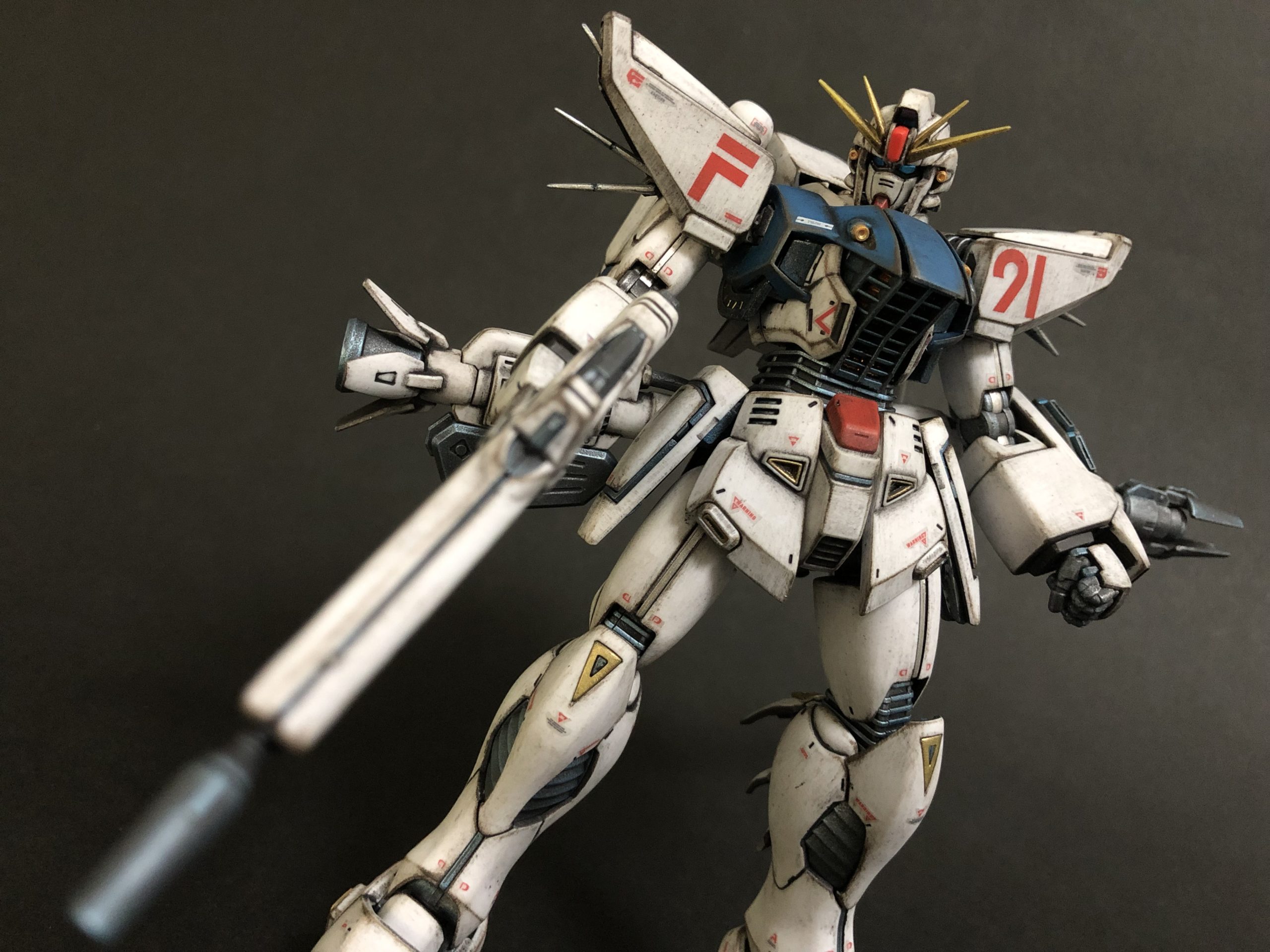 F91ガンダムMG1/100ver.2.0完成 – Zang Dang ichi 残弾1