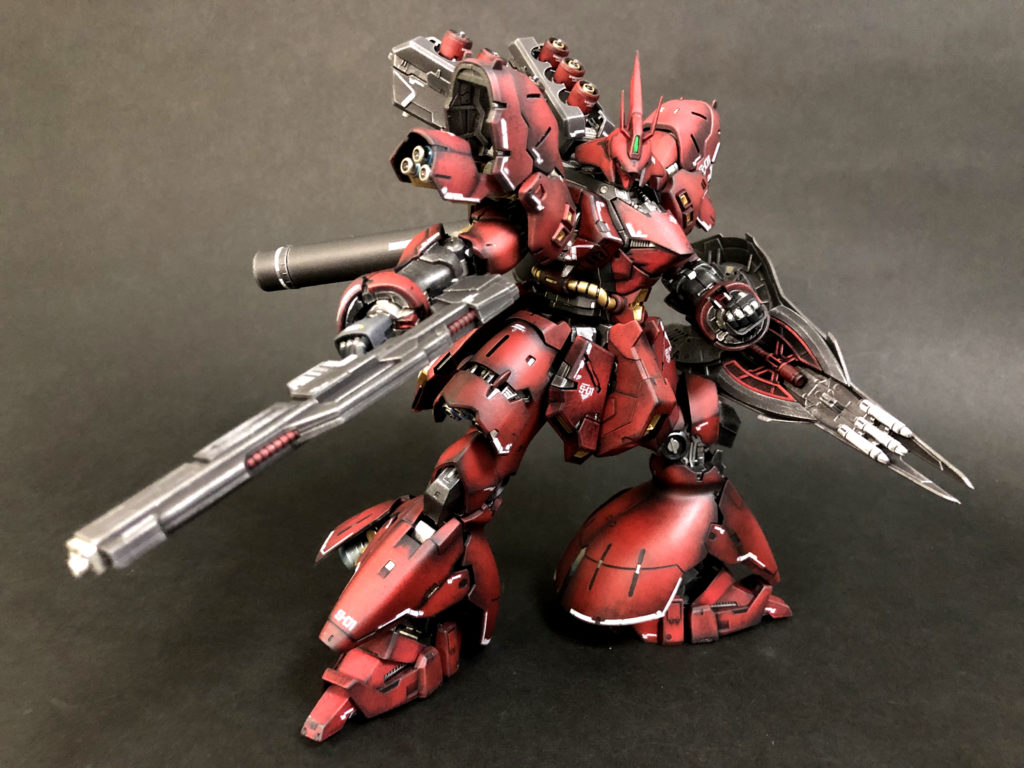 完成品 ＲＧ サザビー 1/144 塗装 完成品 ウェザリング - プラモデル